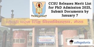 CCSU Releases Merit List for PhD Admission 2025, Submit Documents by January 7